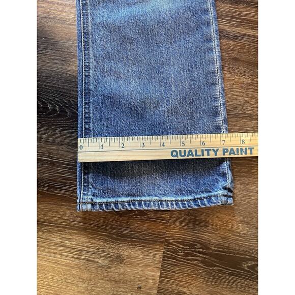 Jcrew Women’s High Rise Crop Flare 27 Denim Jeans Medium Wash - Picture 5 of 6